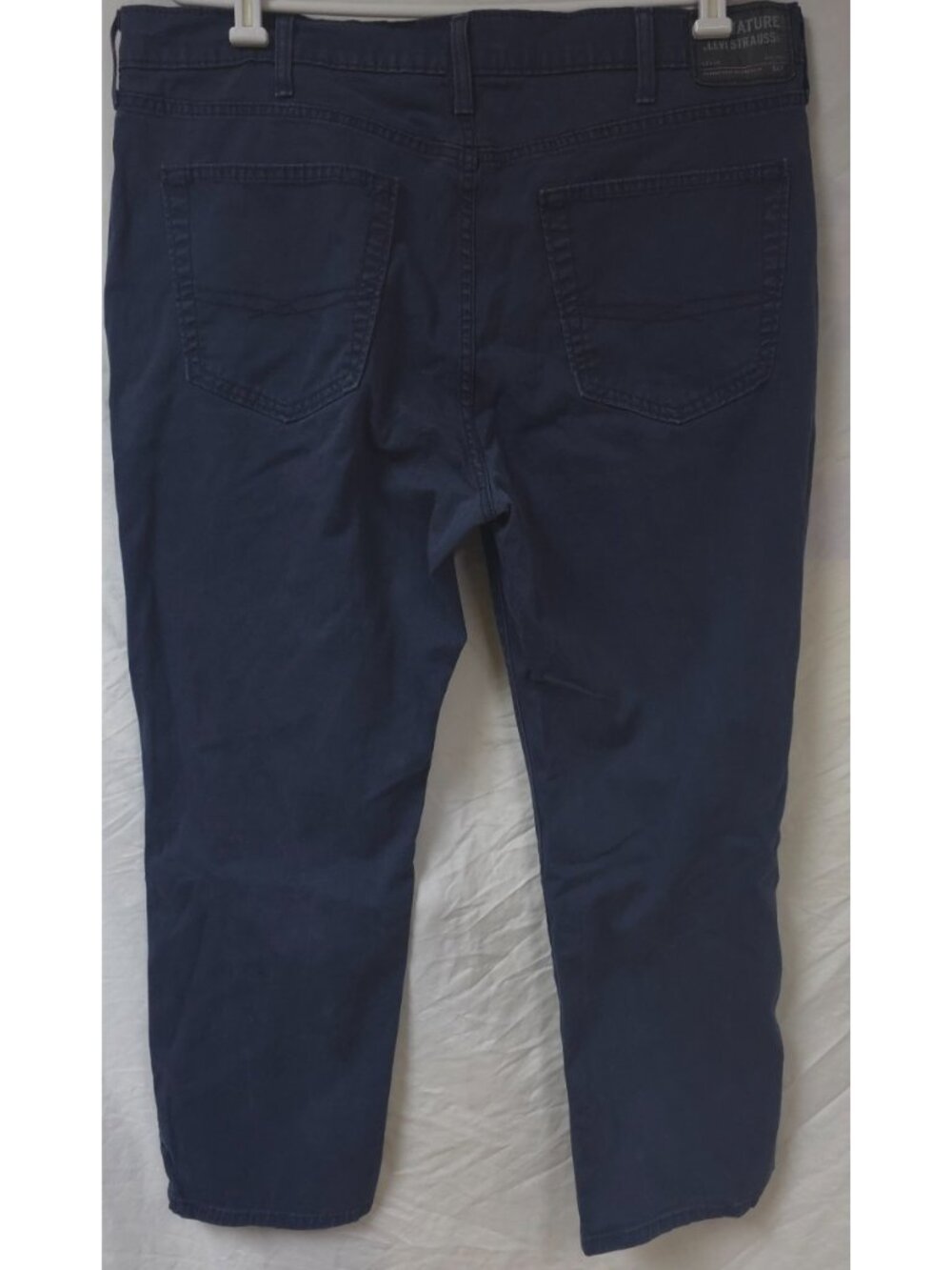 Signature Levi Strauss S67 Mens 40X30 Blue Stretch Athletic Fit Pants Jeans - Picture 6 of 14